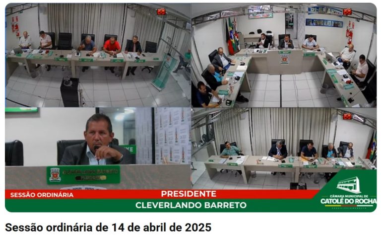 Leia mais sobre o artigo Câmara Municipal de Catolé do Rocha realiza produtiva sessão legislativa com aprovação de projetos e requerimentos importantes para o município