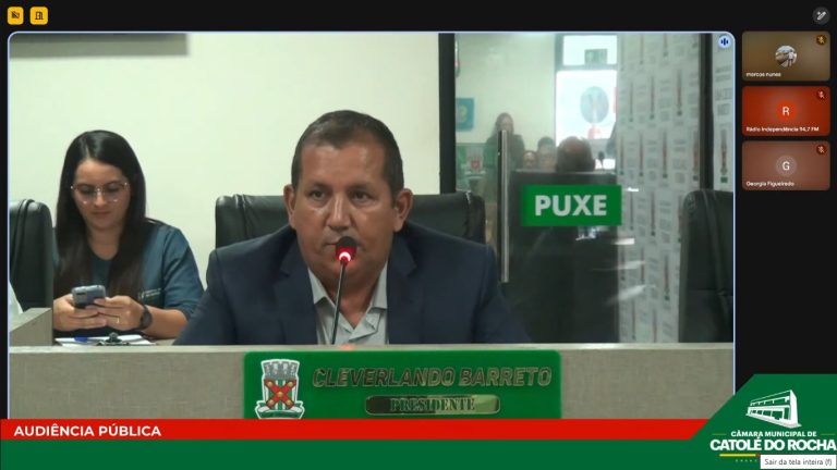 Leia mais sobre o artigo Câmara de Catolé do Rocha realiza audiência pública para discutir instalação de câmeras de monitoramento nas principais vias da cidade