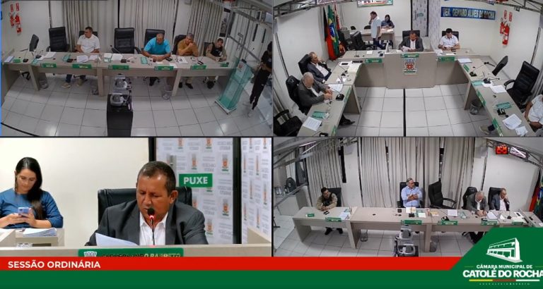 Leia mais sobre o artigo Câmara Municipal de Catolé do Rocha realiza sessão ordinária com projetos, emendas e requerimentos em pauta