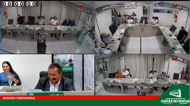 Leia mais sobre o artigo Câmara Municipal de Catolé do Rocha realiza sessão ordinária com projetos e requerimentos em pauta