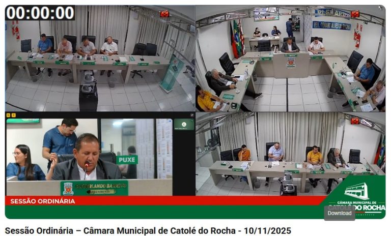 Leia mais sobre o artigo Câmara Municipal de Catolé do Rocha realiza sessão com ampla pauta de projetos e requerimentos voltados à gestão pública e ao bem-estar da população