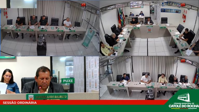 Leia mais sobre o artigo Câmara de Catolé do Rocha realiza Sessões Ordinária e Extraordinária e aprova reajuste para conselheiros tutelares e ampliação de vagas do concurso público