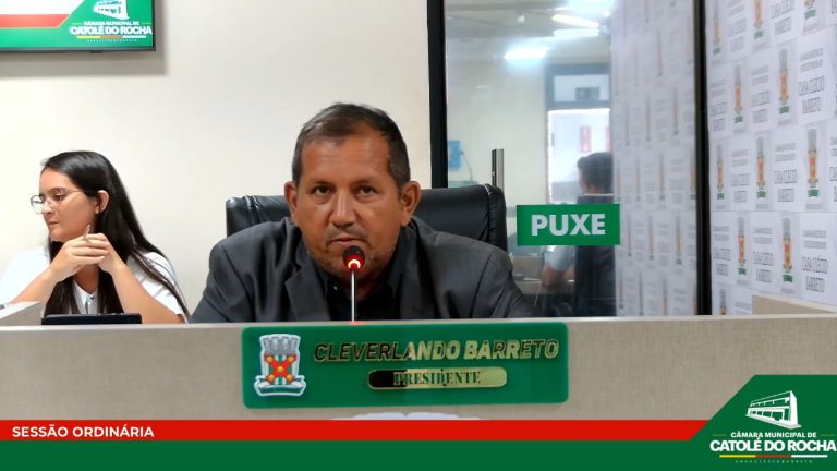 Leia mais sobre o artigo Câmara de Catolé do Rocha aprecia projetos sobre orçamento, saúde, tributação e demandas da população